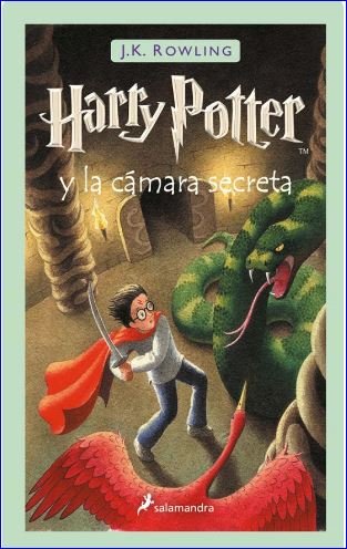 Portada de Harry Potter y la cámara secreta