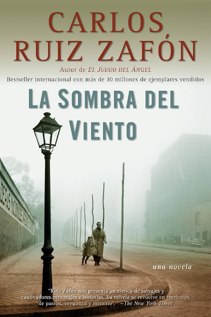 Portada de La sombra del viento